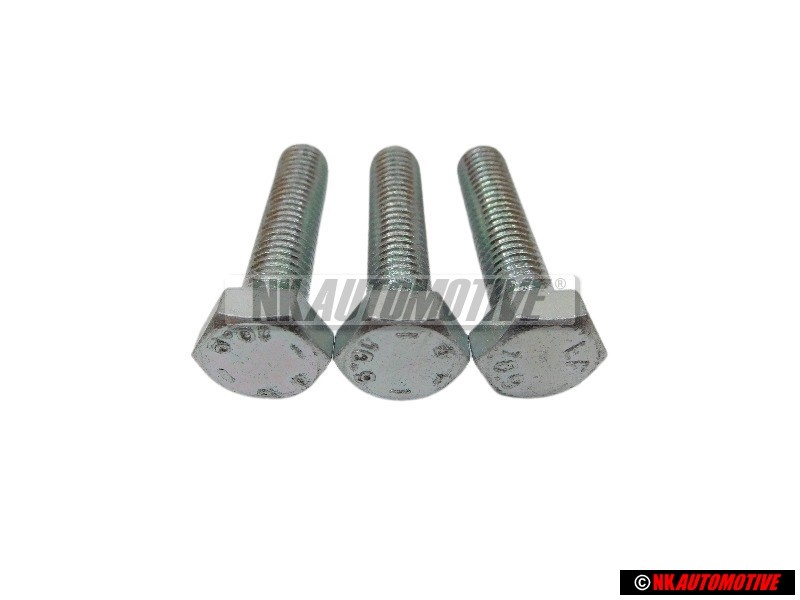 3x Genuine VW Hexagon Bolt - N 0102478