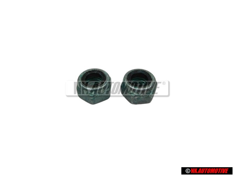 2x Genuine VW Hexagon Nut, Self-Locking - N 01118312
