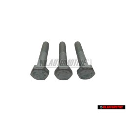 3x Genuine VW Hexagon Bolt M8x45 - N 01034510