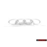 Genuine Audi Rings Rear Boot Badge Emblem Chrome - 4F0853742 2ZZ