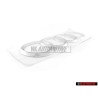 Genuine Audi Rings Rear Boot Badge Emblem Chrome - 4F0853742 2ZZ