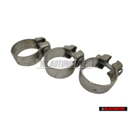 3x Genuine VW Exhaust Clamp 59.5 - 1H0253139D