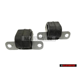 2x Genuine VW Exhaust Retaining Bar Hanger Holder - 535253674