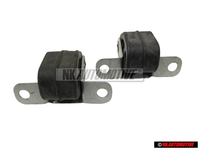 2x Genuine VW Exhaust Retaining Bar Hanger Holder - 535253674
