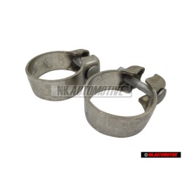 2x Genuine VW Exhaust Clamp 59.5 - 1H0253139D