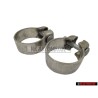 2x Genuine VW Exhaust Clamp 59.5 - 1H0253139D