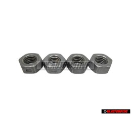 4x Genuine VW "Hexagon Nut, Self-Locking" - N 90074401