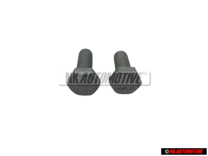 2x Genuine VW Hexagon Bolt M6x15 - N 01021527