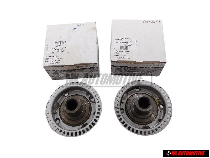 2x Genuine VW Wheel Hub With Rotor - 357407613B