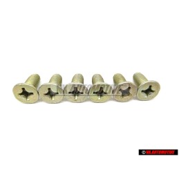 6x Genuine VW Countersunk Bolt - N 10231601