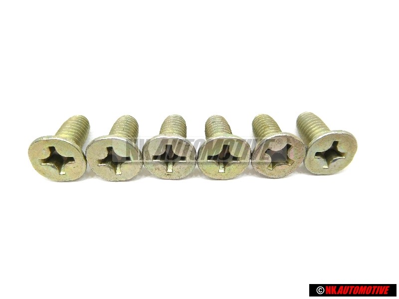 6x Genuine VW Countersunk Bolt - N 10231601
