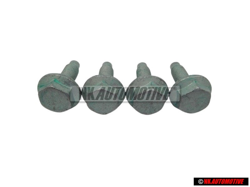 4x Genuine VW Bumper Carrier Hexagon Bolt M10x33 - N 90309201