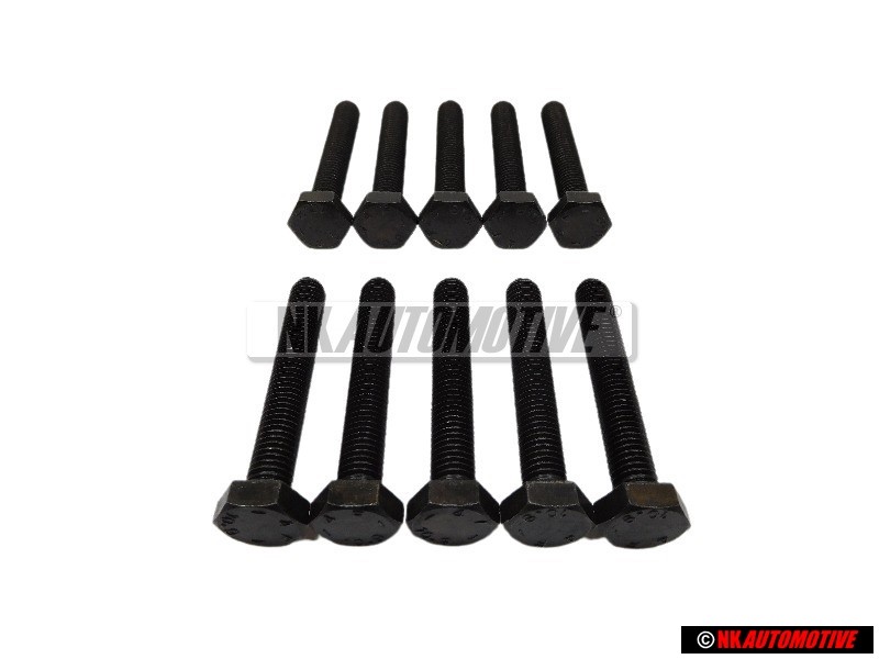 10x Genuine VW Hexagon Bolt - N 10263801