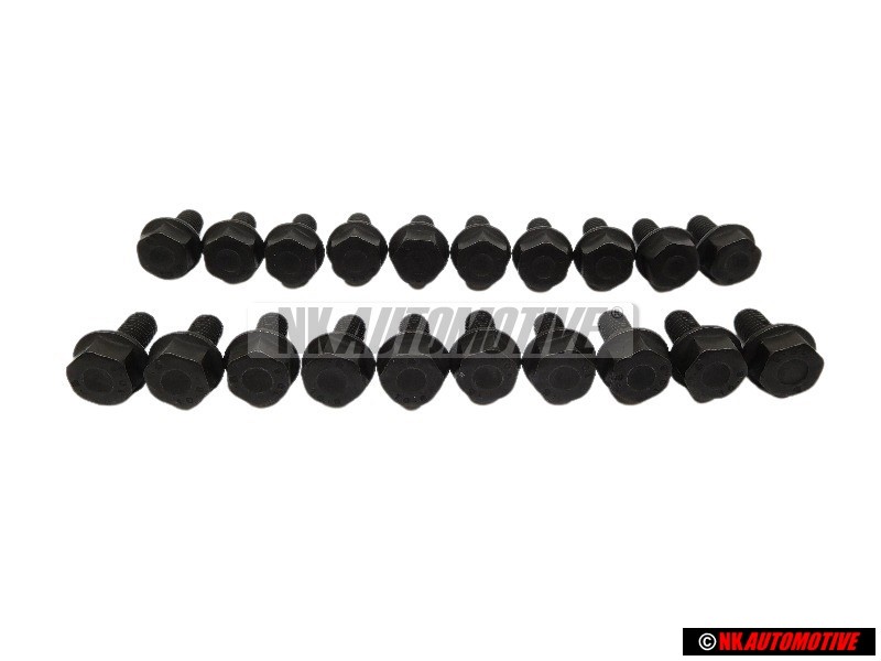 20x Genuine VW Hex Collared Bolt - N 90008401