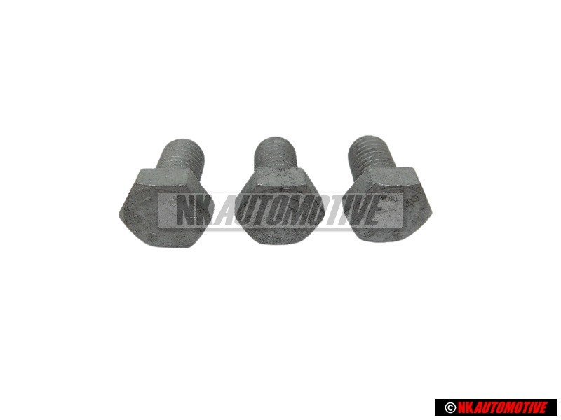 3x Genuine VW Bolt Hexagon Head Self Locking - N 0102279