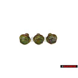 3x Genuine VW Bolt Hex Hd With Shoulder Self Locking - N0143401