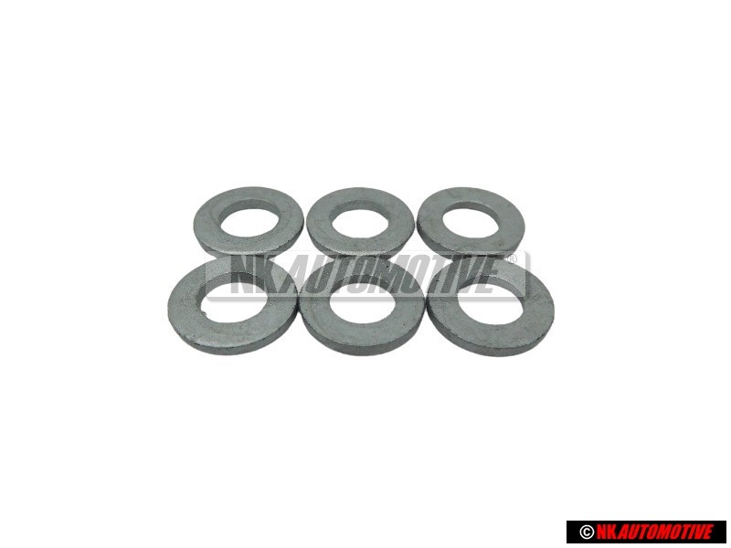 6x Genuine VW Washer 6.4x12.5x1.6 - N 01152426