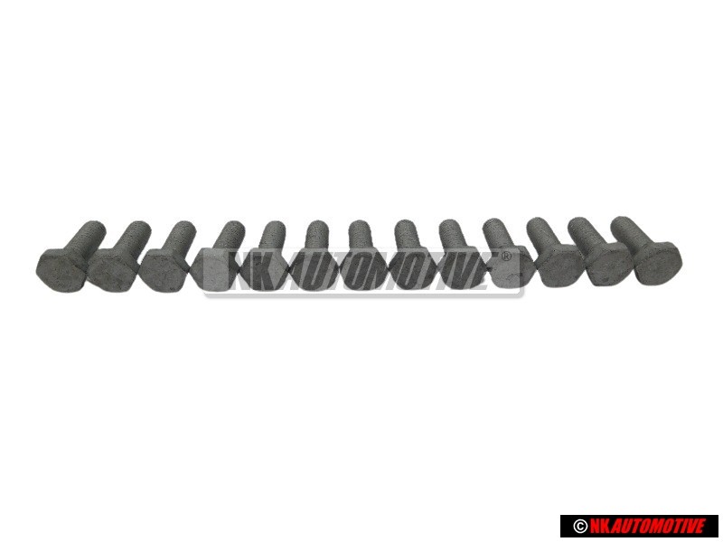 13x Genuine VW Hexagon Bolt - N 01021612