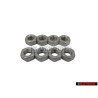 8x Genuine VW Hexagon Nut M8 - N 01100840