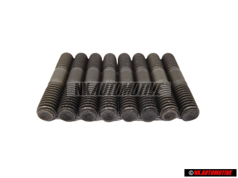 8x Genuine VW Threaded Pin - N10186301