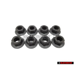 8x Genuine VW Hexagon Collar Nut - N 90175205
