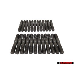 24x Genuine VW Threaded Pin - 030103397A