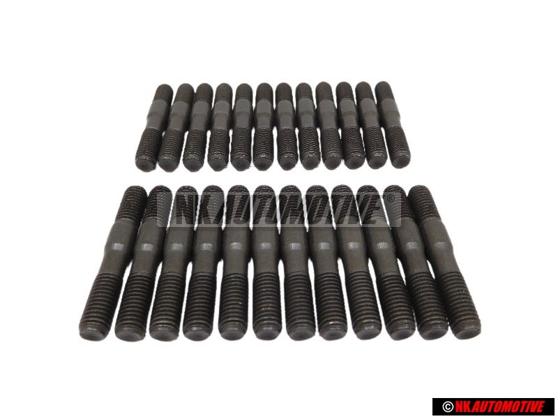 24x Genuine VW Threaded Pin - 030103397A