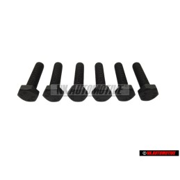 6x Genuine VW Hexagon Bolt - N 0102186