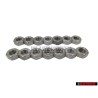 14x Genuine VW Hexagon Nut M8 - N 01100840