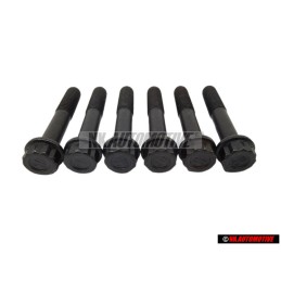 6x Genuine VW 12 Point Head Bolt - N 10013401
