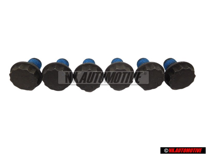 6x Genuine VW 12 Point Head Bolt - N 90946201