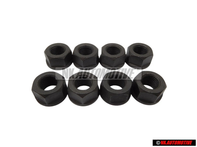 8x Genuine VW Connecting Rod Hexagon Collar Nut - 068105427