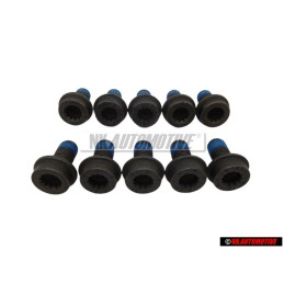 10x Genuine VW Socket Head Bolt - N 90539801