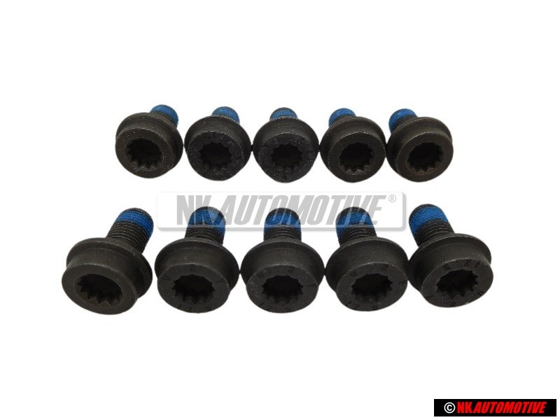 10x Genuine VW Socket Head Bolt - N 90539801