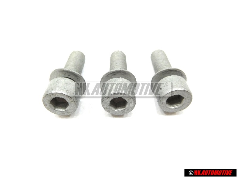 3x Genuine VW Socket Head Bolt With Hexagon Socket Head - N 0903151