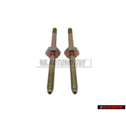 2x Genuine VW Stud With Hex Hd - 037260821
