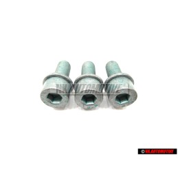3x Genuine VW Socket Head Bolt With Hexagon Socket Head - N 90221803