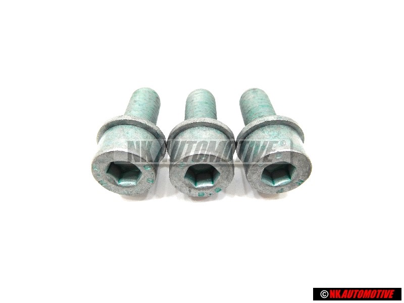 3x Genuine VW Socket Head Bolt With Hexagon Socket Head - N 90221803
