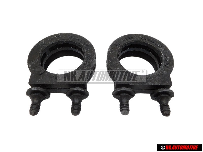 2x Genuine VW Auxiliary Water Pump Mount Rubber Bush - 035959209F