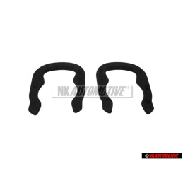 2x Genuine VW Coolant Sensor Retaining Securing Clip Spring - 032121142