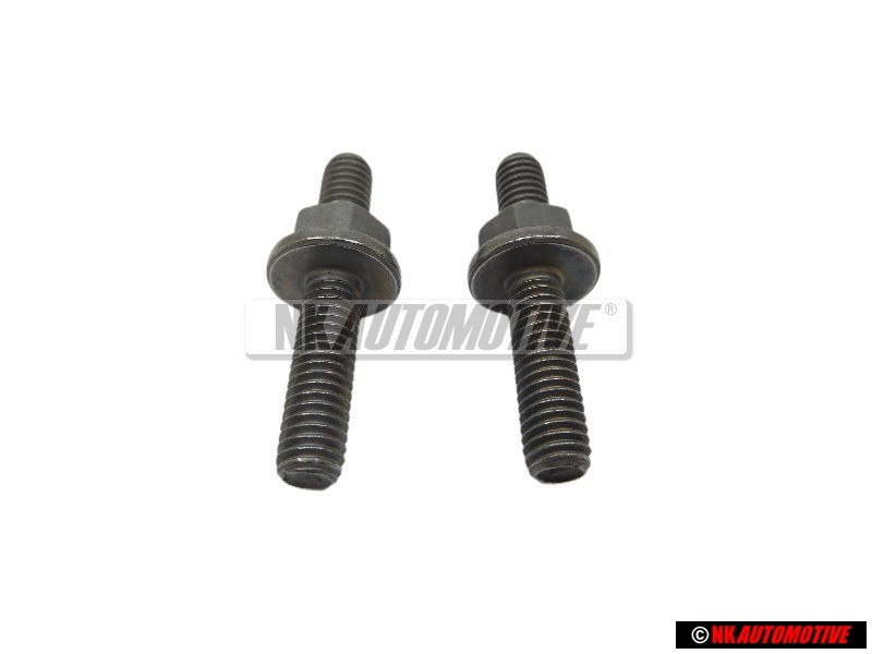 2x Genuine VW Double Ended Stud with Hexagon Drive M6x22 M6X14 - N 91148001