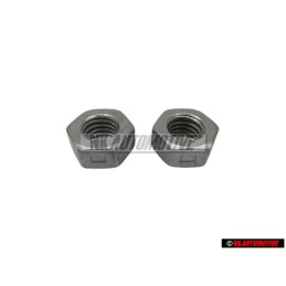 2x Genuine VW "Hexagon Nut, Self-Locking" - N 90074401
