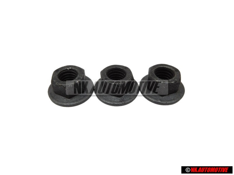 3x Genuine VW Hexagon Collar Nut - N 90175205