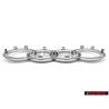 Genuine Audi Rings Front Grill Badge Emblem Chrome - 8L0853605 2ZZ