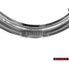 Genuine Audi Rings Front Grill Badge Emblem Chrome - 8N0853605