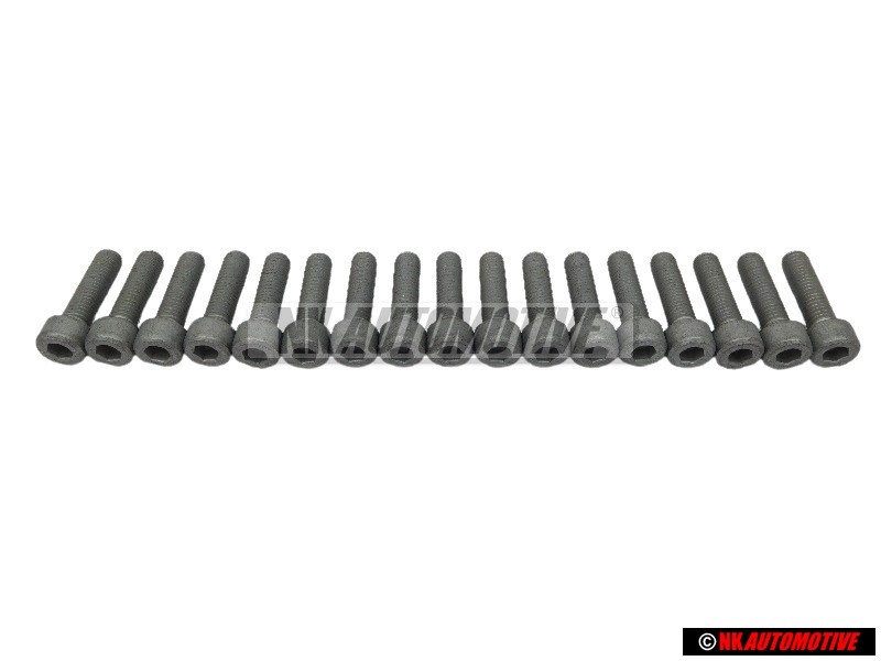 17x Genuine VW Socket Head Bolt With Hexagon Socket Head - N 0147263