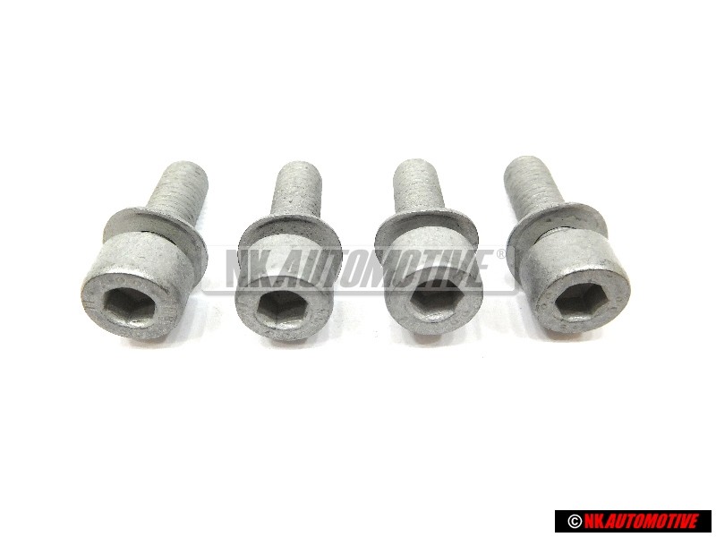 4x Genuine VW Socket Head Bolt With Hexagon Socket Head - N 0903151