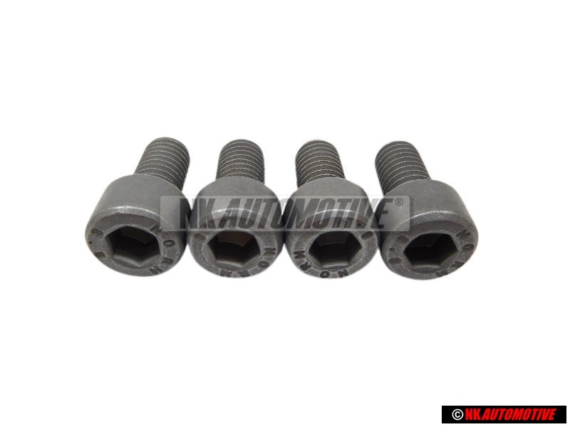 4x Genuine VW Socket Head Bolt With Hexagon Socket Head - N 01473911