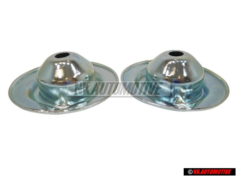 2x Genuine VW G60 Front Suspension Upper Spring Disc - 357412341