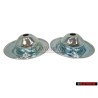 2x Genuine VW G60 Front Suspension Upper Spring Disc - 357412341